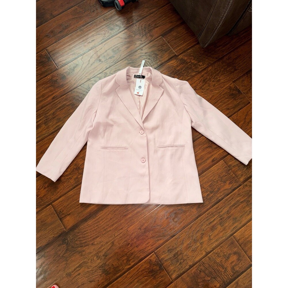 Merokeety Women's Casual Open Front Blazer Jacket Size XL